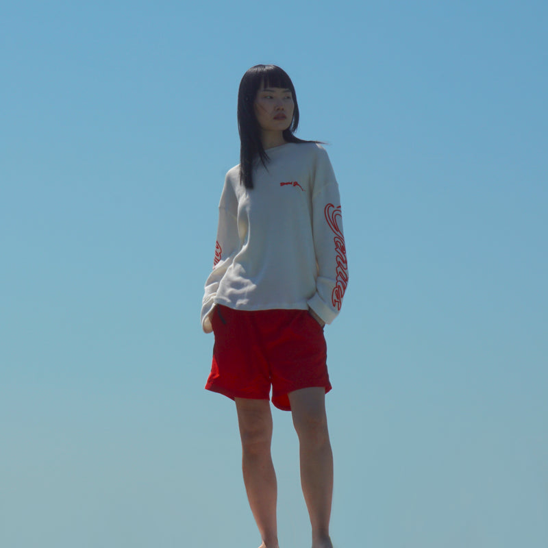 WAFFLE LONGSLEEVE Cream